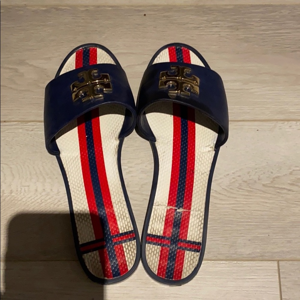 Tory Burch slippers! Size 9! Good condition